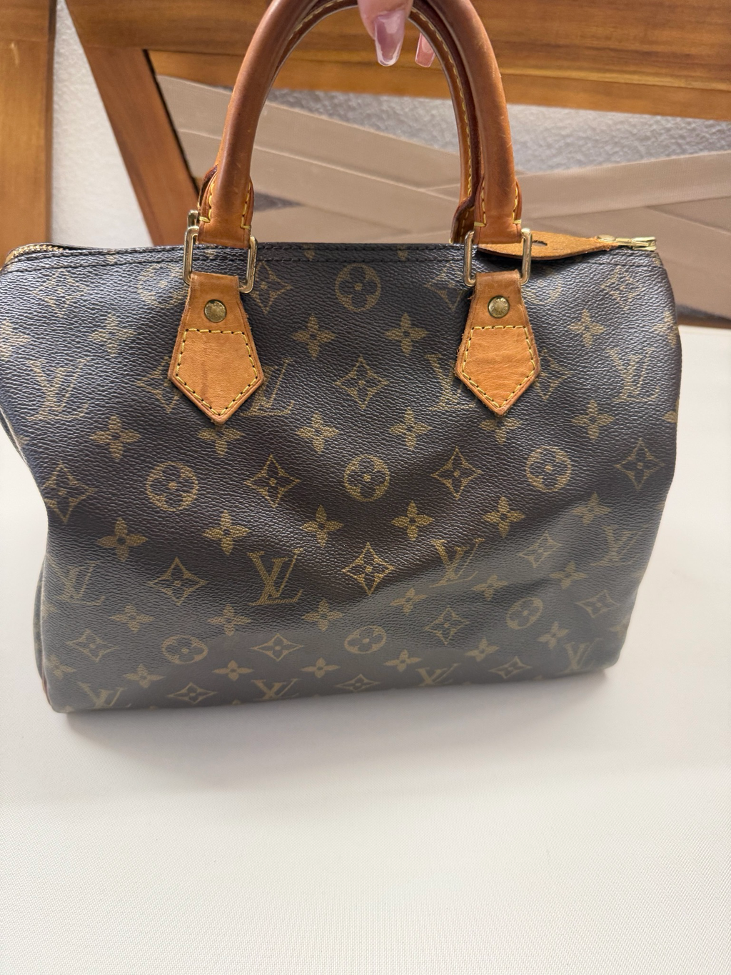 Louis Vuitton Monogram Speedy 30 Boston Satchel Bowler