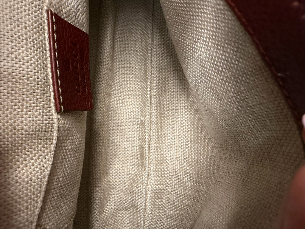 Gucci Monogram Canvas Marrakech Evening Bag Hobo Shoulder