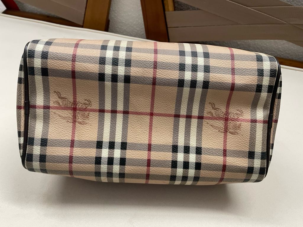 Burberry Haymarket Check Chester Bowler Boston Tote