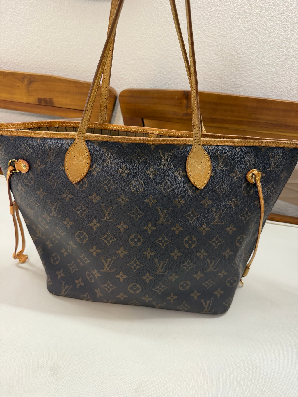 Louis Vuitton Monogram Neverfull Mm Tote Shoulder