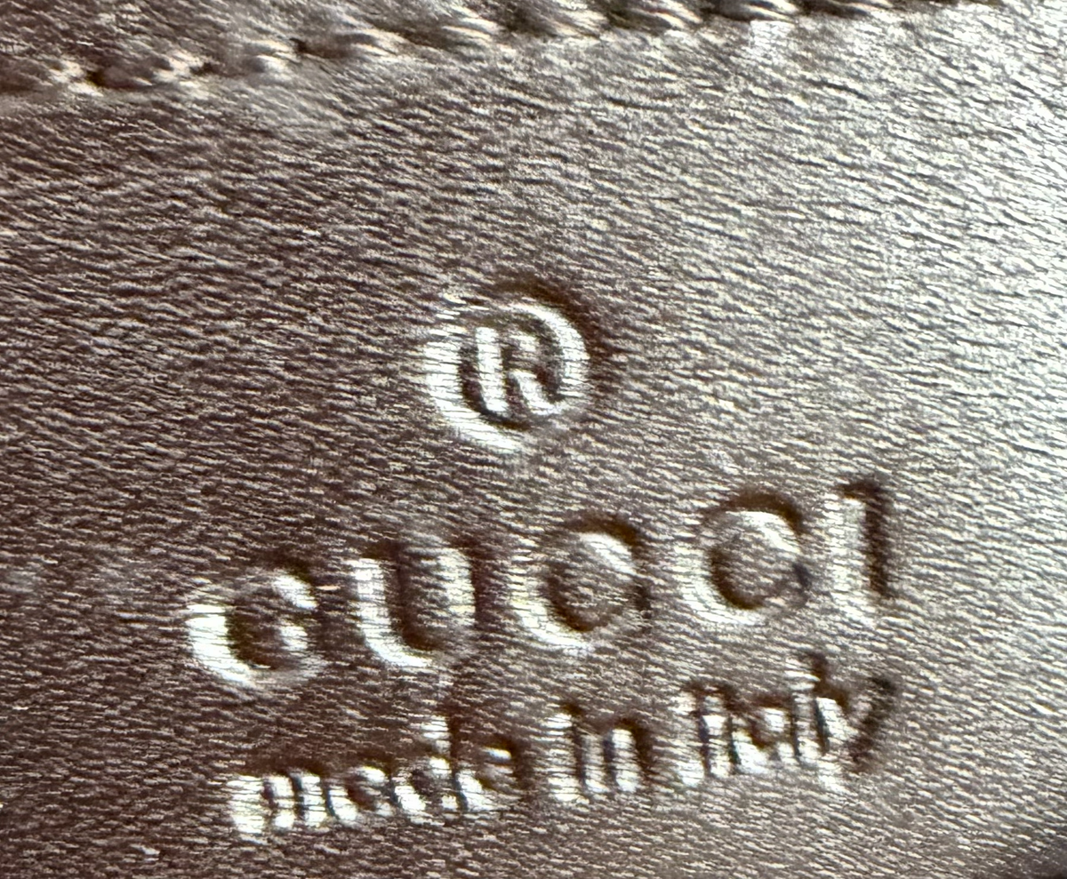 Gucci Monogram Canvas Twins Tote Shoulder Bag in Dark Brown