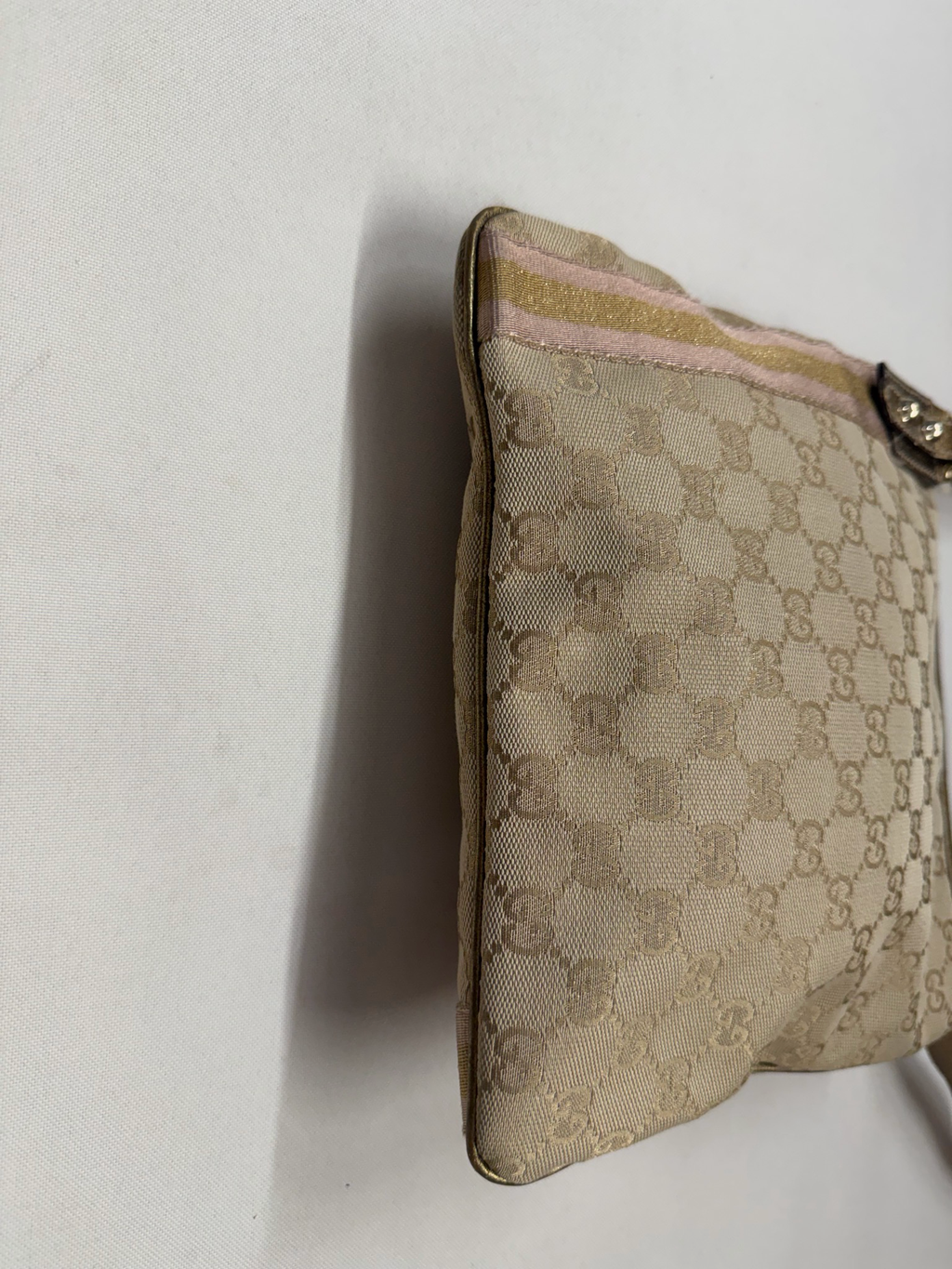 Gucci Monogram Canvas Joliceur Crossbody Messenger