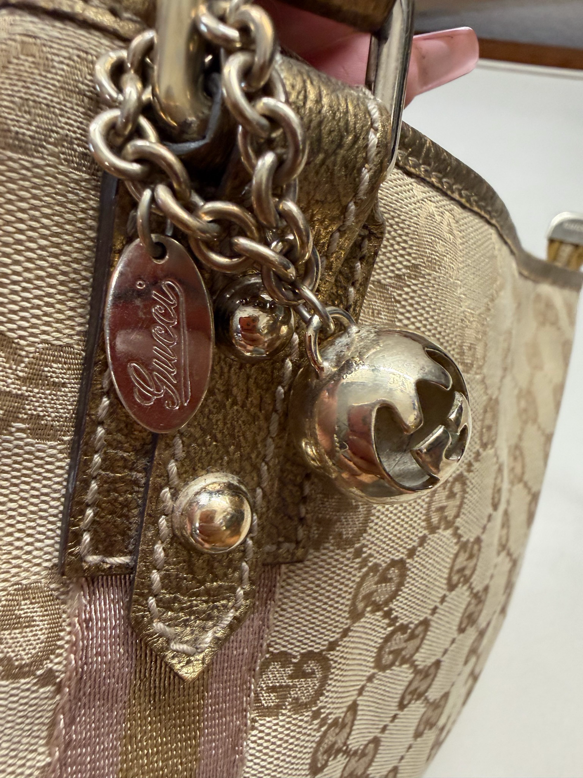 Gucci Monogram Canvas Joliceur Crossbody Messenger
