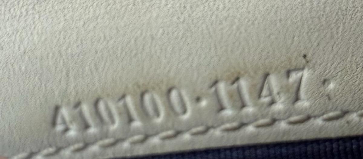 Gucci Supreme Monogram Flap Wallet in Navy Blue