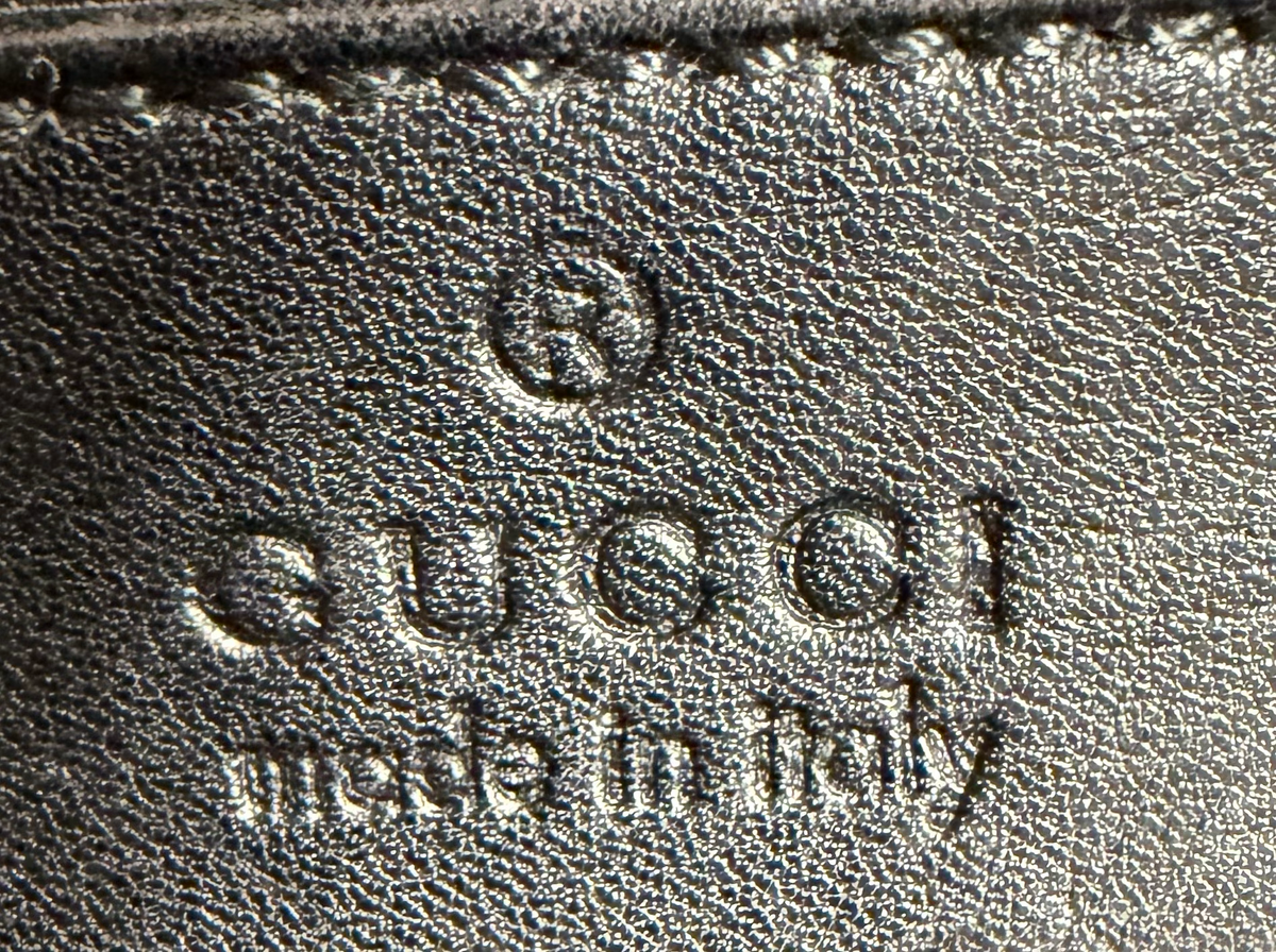 Gucci Monogram Denim Canvas Eastwest Shoulder Bag in Black
