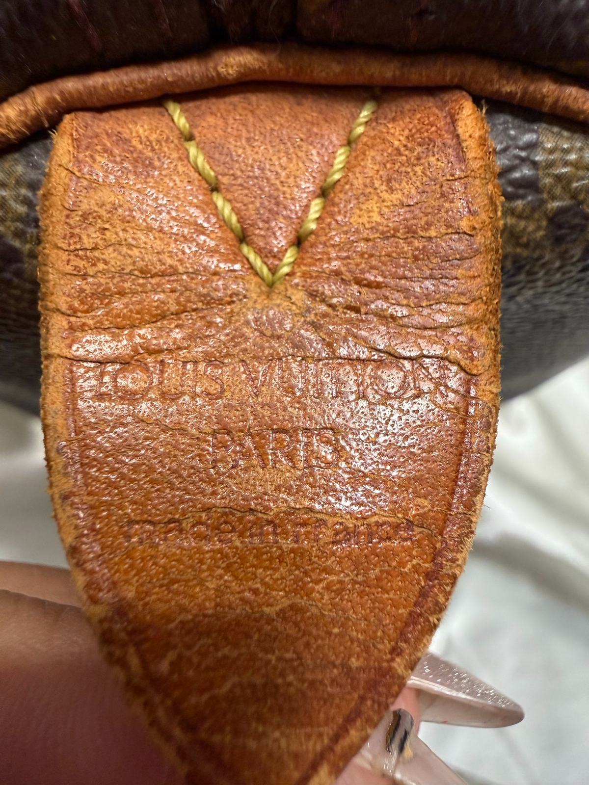Louis Vuitton Monogram Speedy 30 Satchel Boston Top Handle
