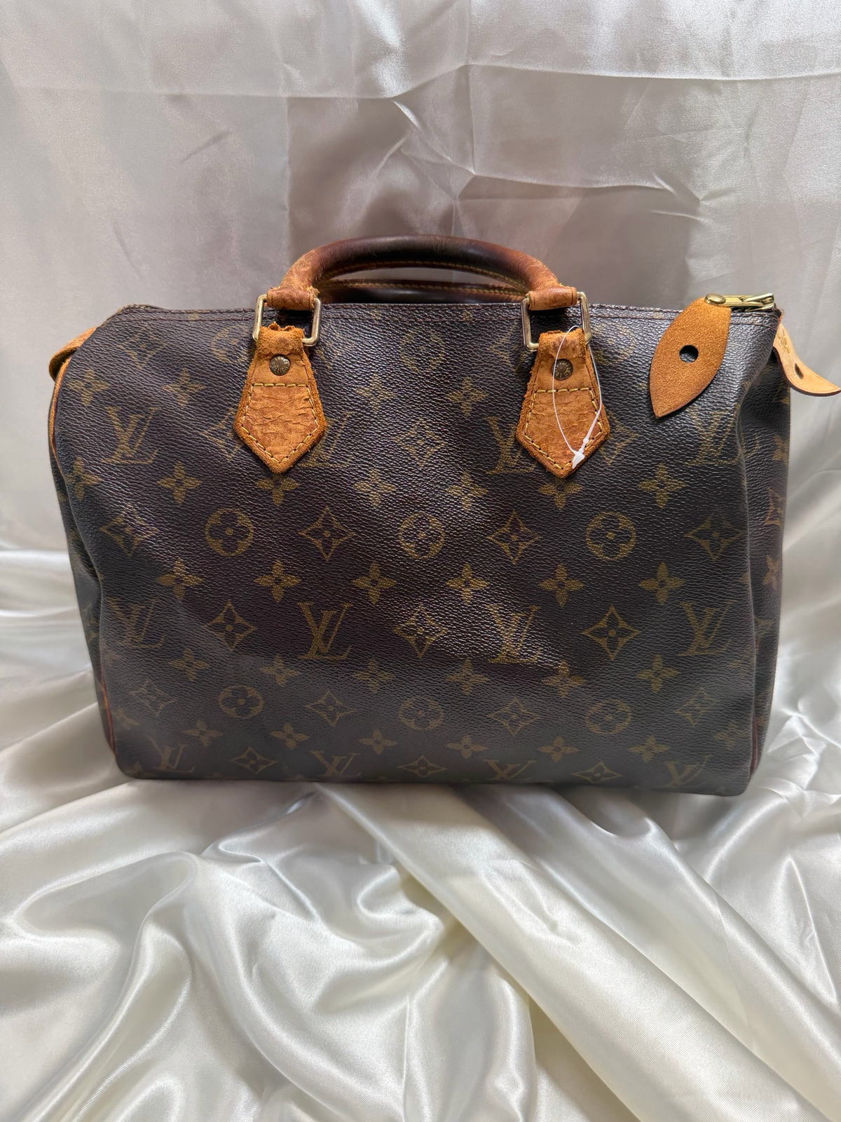 Louis Vuitton Monogram Speedy 30 Satchel Boston Top Handle