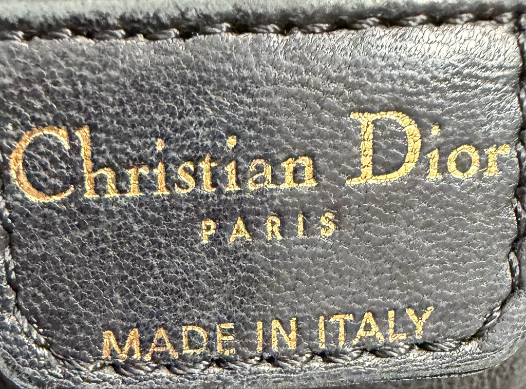 Christian Dior Cannage Quilted Vertical Lambskin Tote