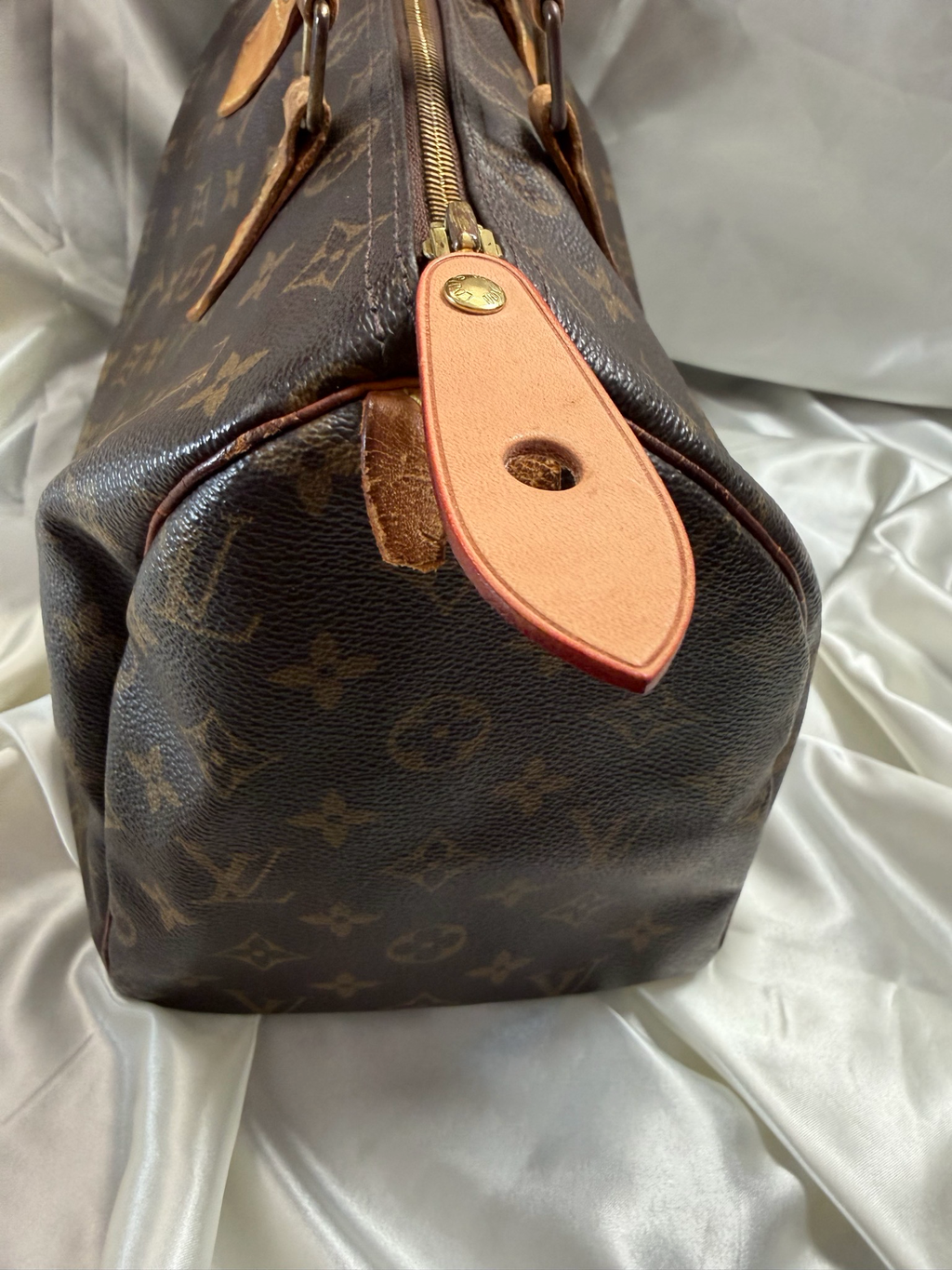 Louis Vuitton Monogram Speedy 30 Satchel Boston