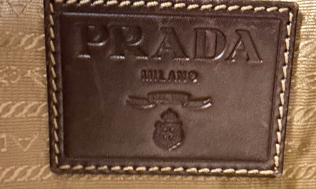 Prada Jacquard Canvas Hobo Shoulder