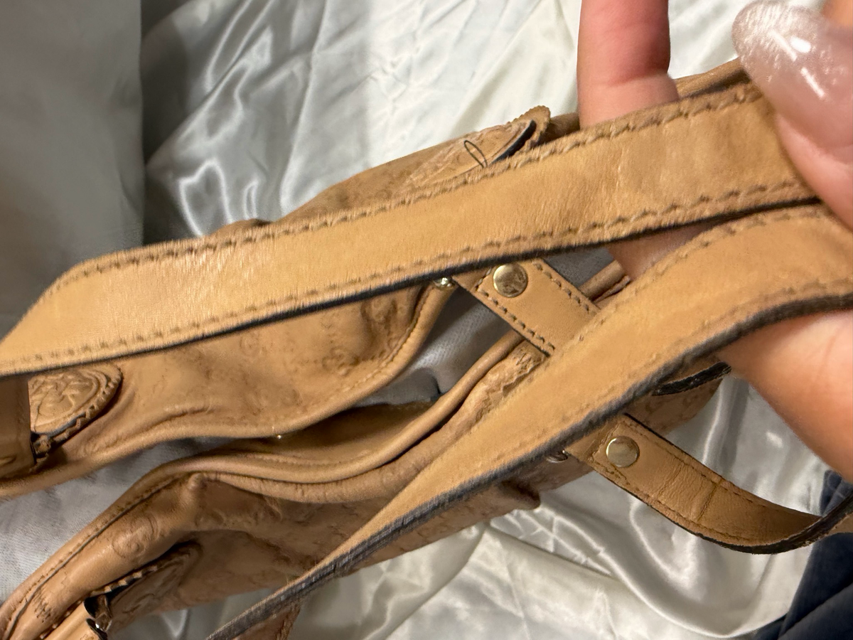 Gucci Monogram Leather Guccissima Tribeca Tote