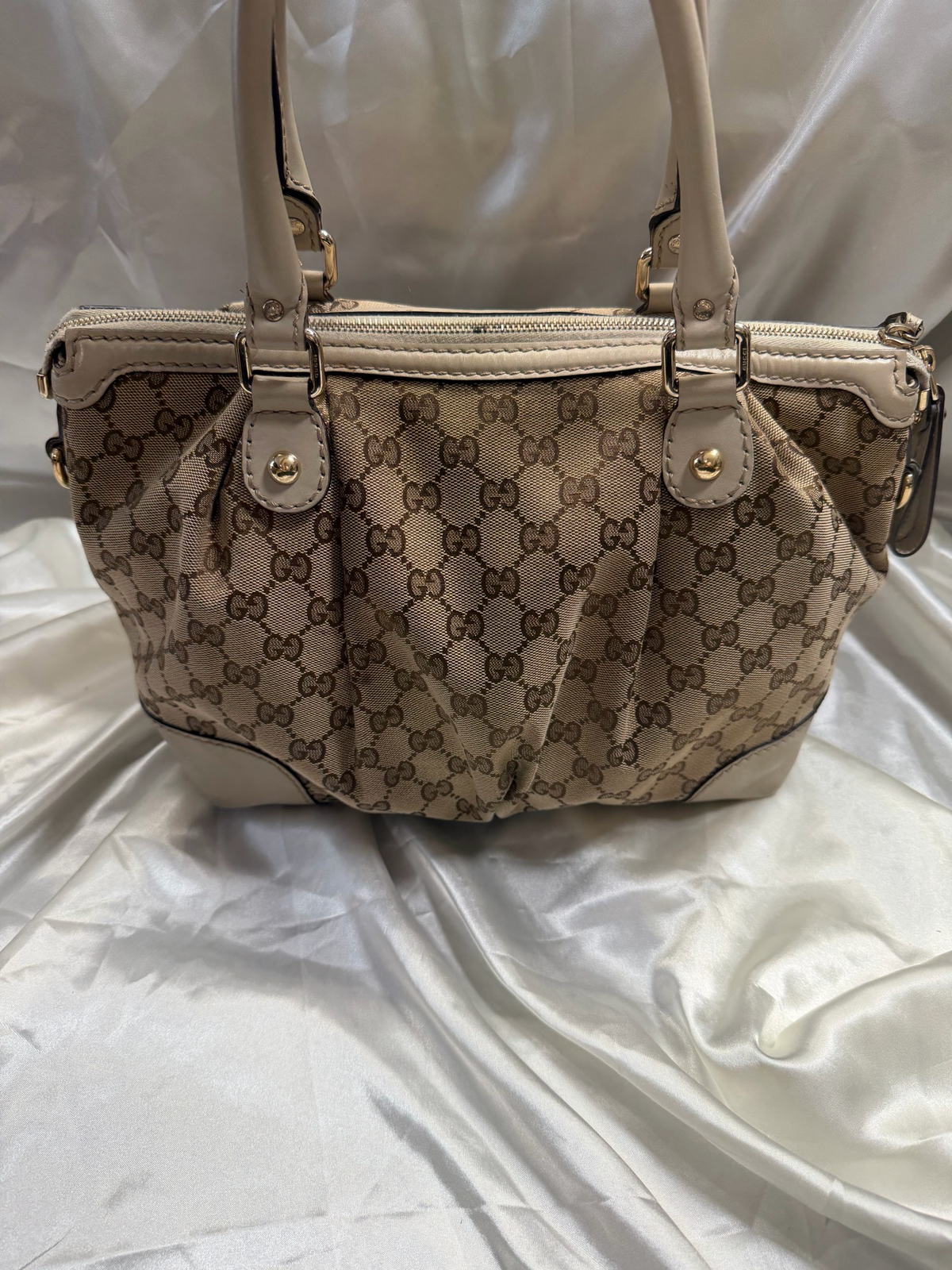 Gucci Monogram Sukey Tote Canvas