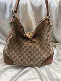 Gucci Monogram Canvas Miss Gg Hobo Shoulder