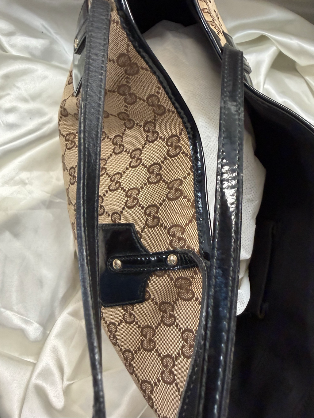 Gucci Monogram Jolie Charm Shoulder Bag