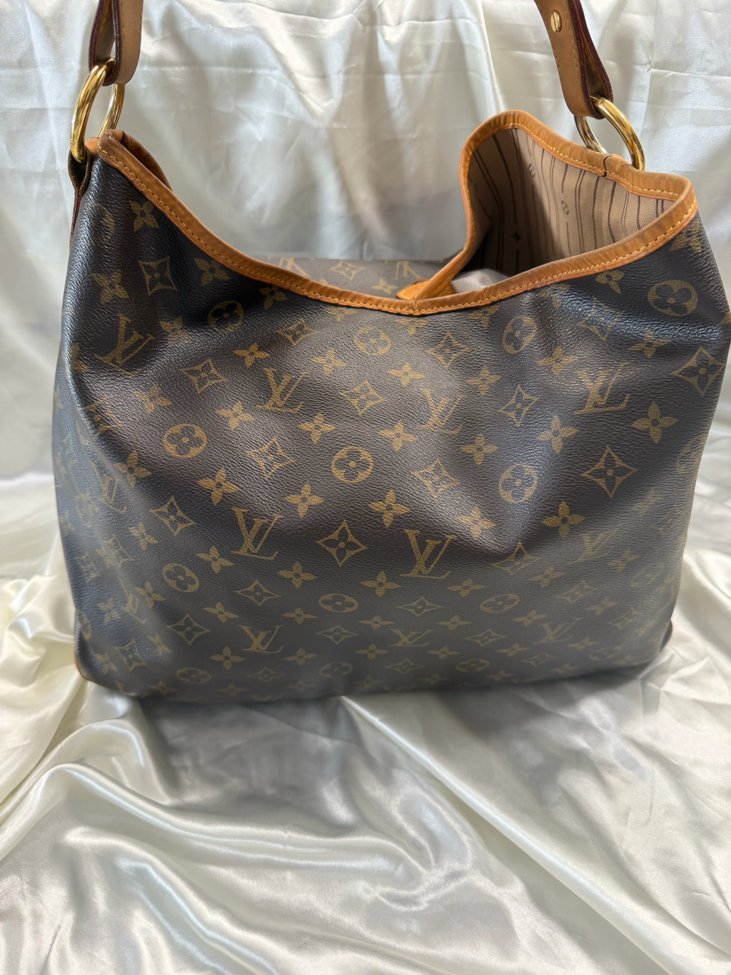 Louis Vuitton Monogram Delightful Mm Hobo Shoulder Bag