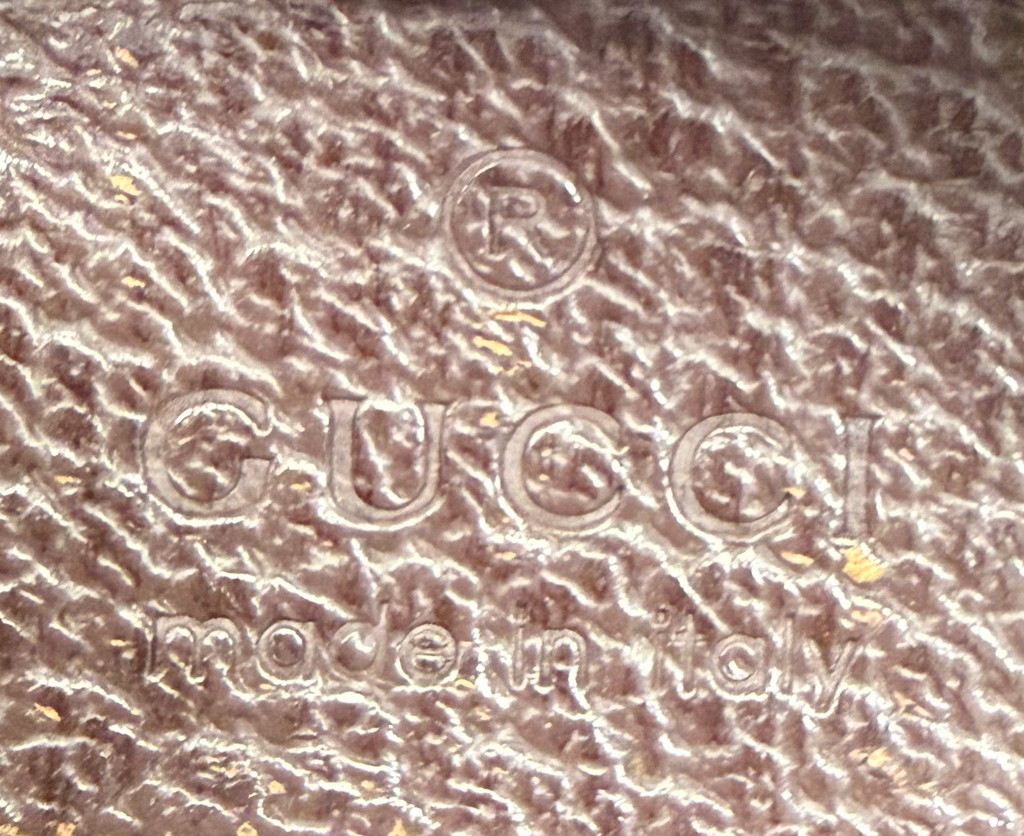 Gucci Monogram Canvas Web Strap Travel Mini Sling Crossbody