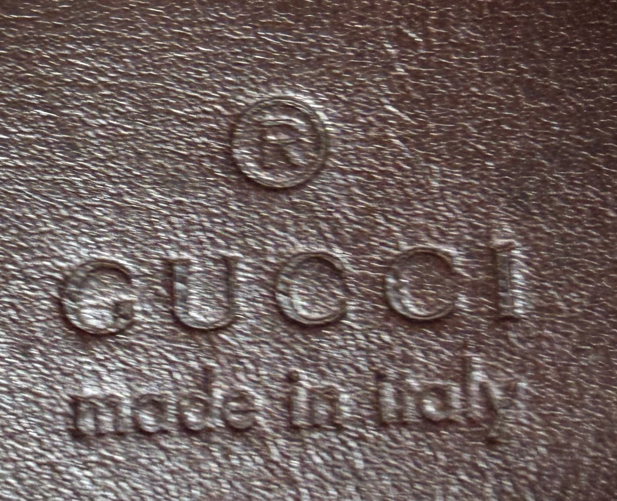 Gucci Monogram Supreme Belt Bag Bum Bag in Dark Brown