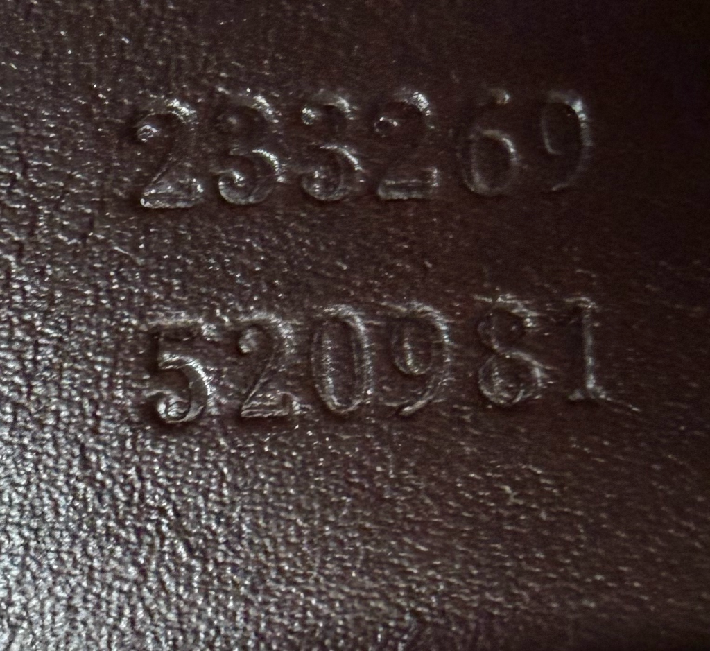 Gucci Monogram Supreme Belt Bag Bum Bag in Dark Brown
