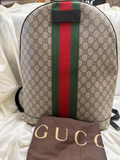 Gucci Monogram Supreme Web Ophidia Backpack