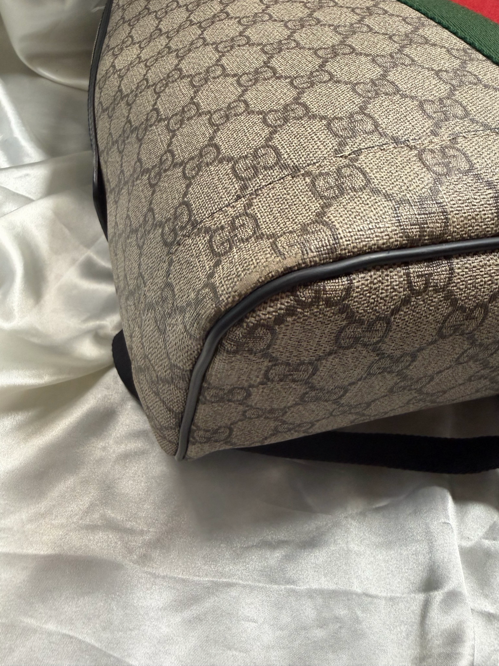 Gucci Monogram Supreme Web Ophidia Backpack