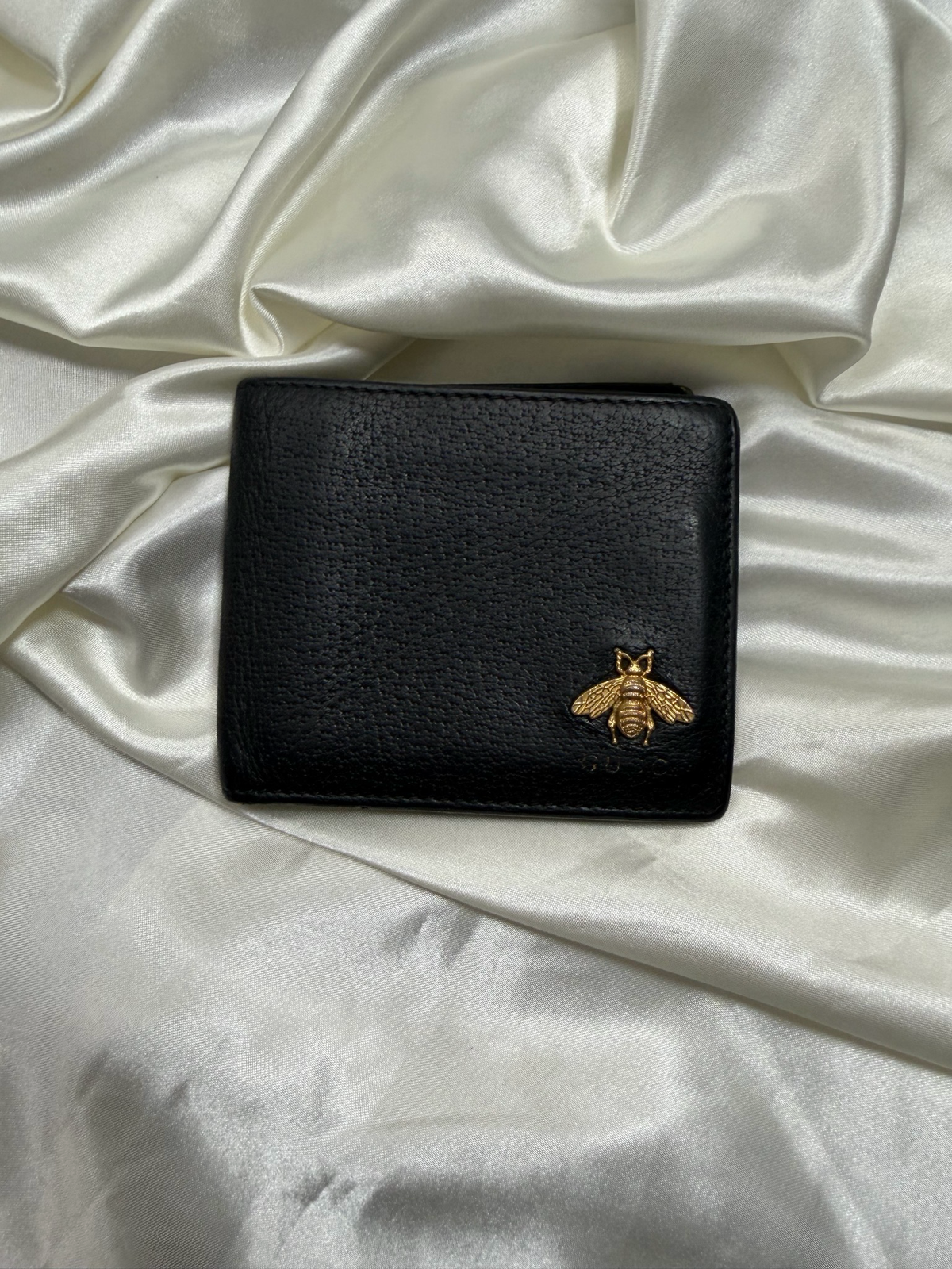 Gucci Animalier Bifold Mens Wallet in Black