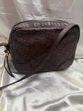 Gucci Bree Guccissima Monogram Camera Bag Crossbody Sling