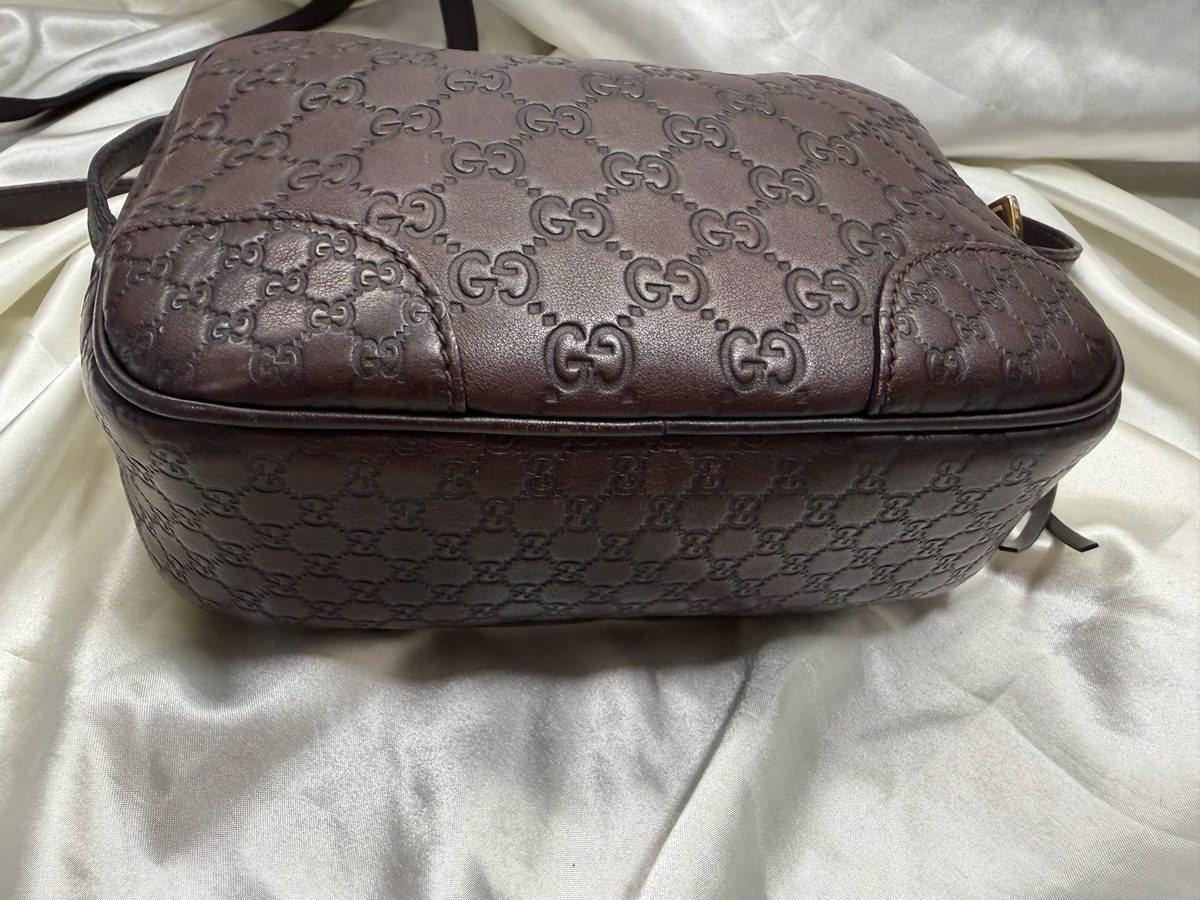 Gucci Bree Guccissima Monogram Camera Bag Crossbody Sling