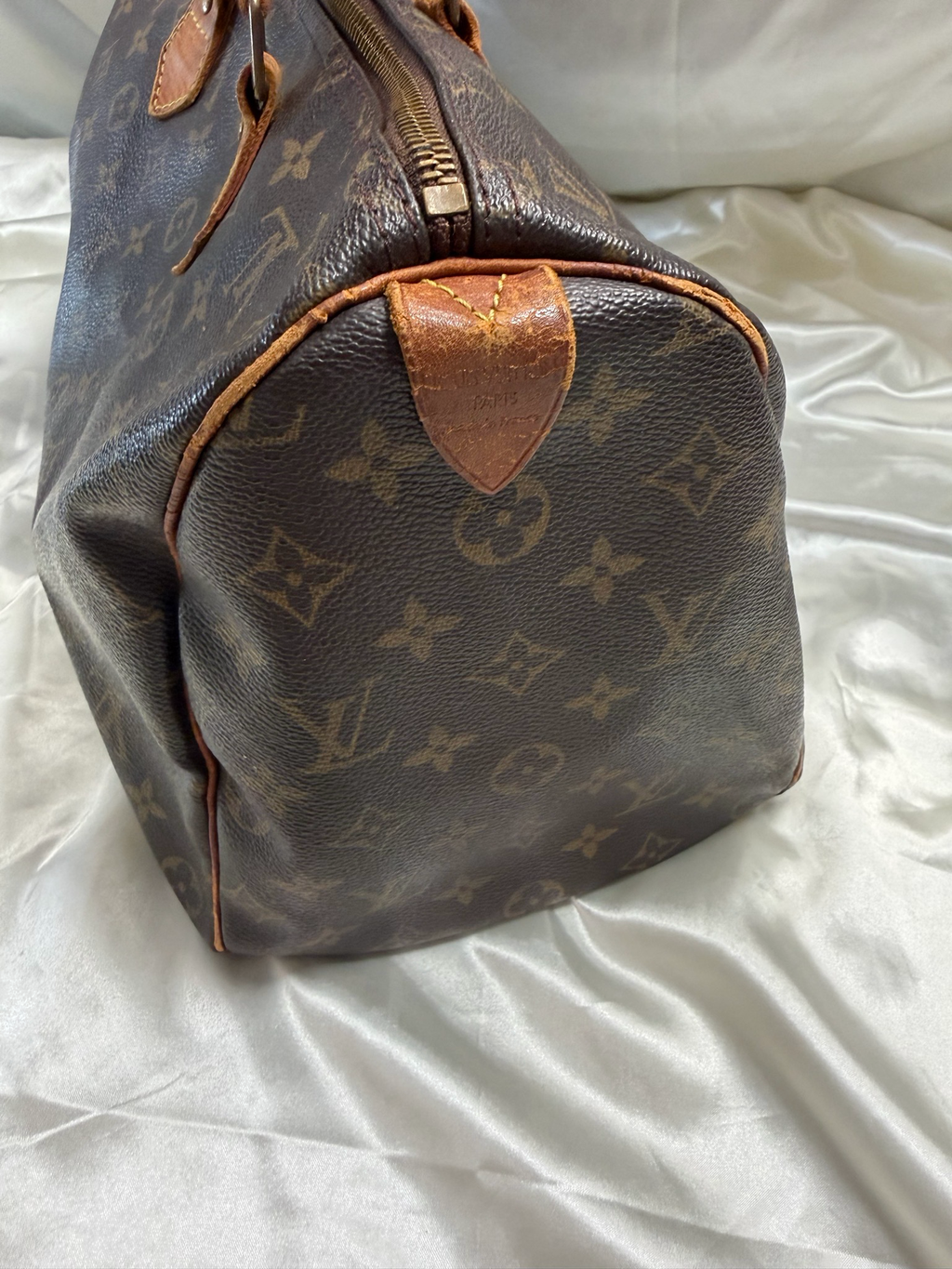 Louis Vuitton Speedy 35 Satchel Boston Bowler Top Handle