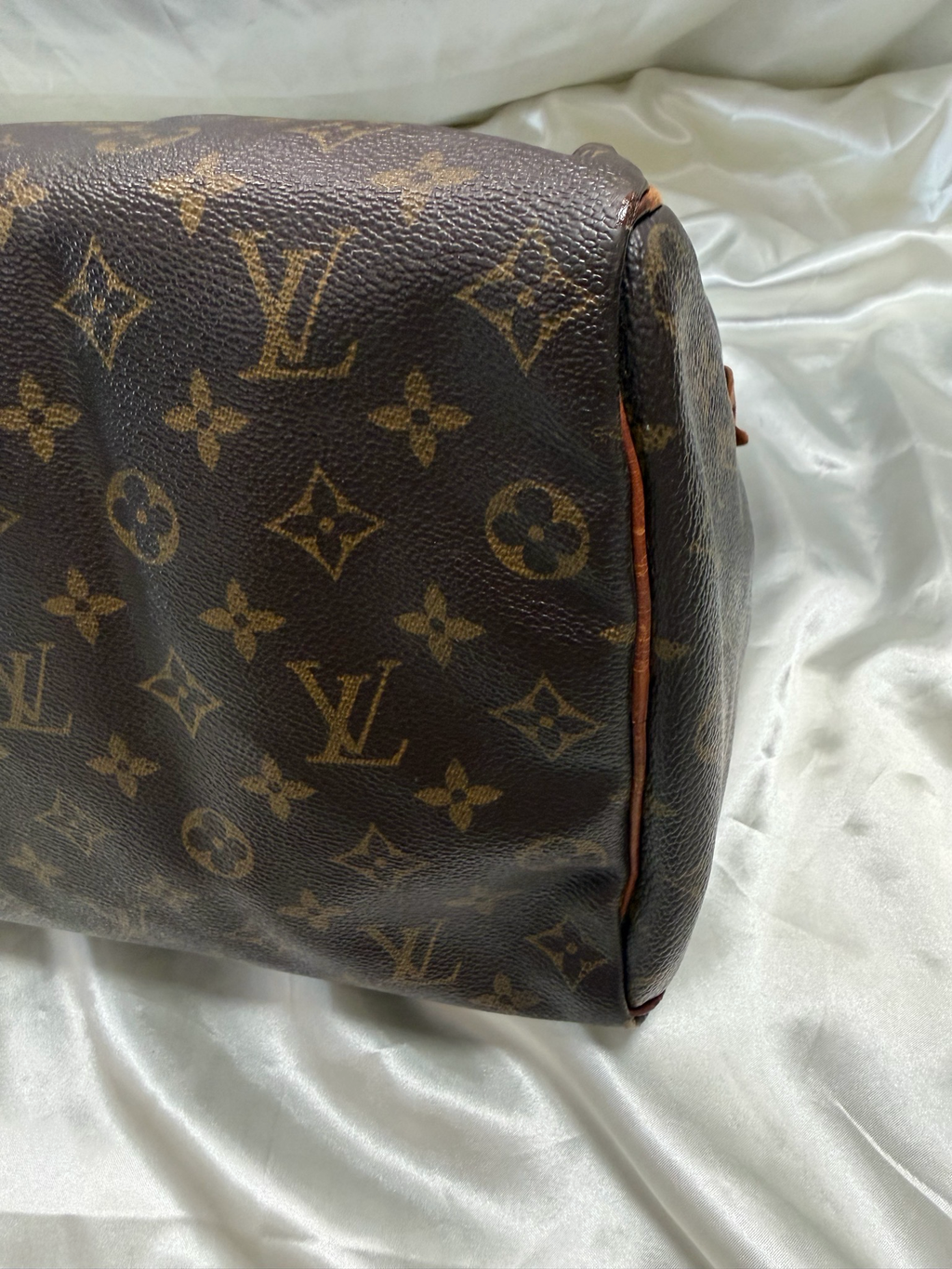Louis Vuitton Speedy 35 Satchel Boston Bowler Top Handle