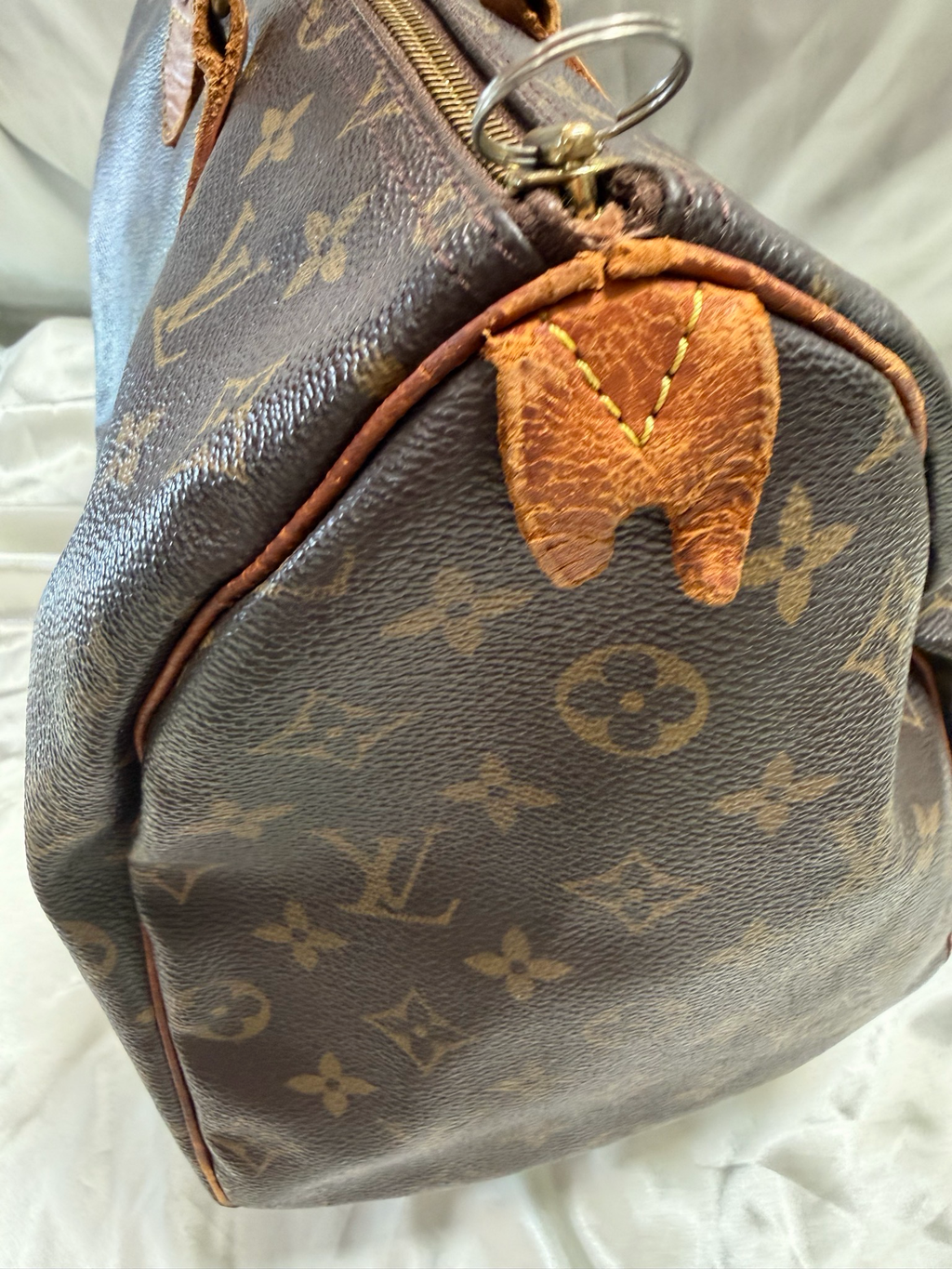 Louis Vuitton Speedy 35 Satchel Boston Bowler Top Handle