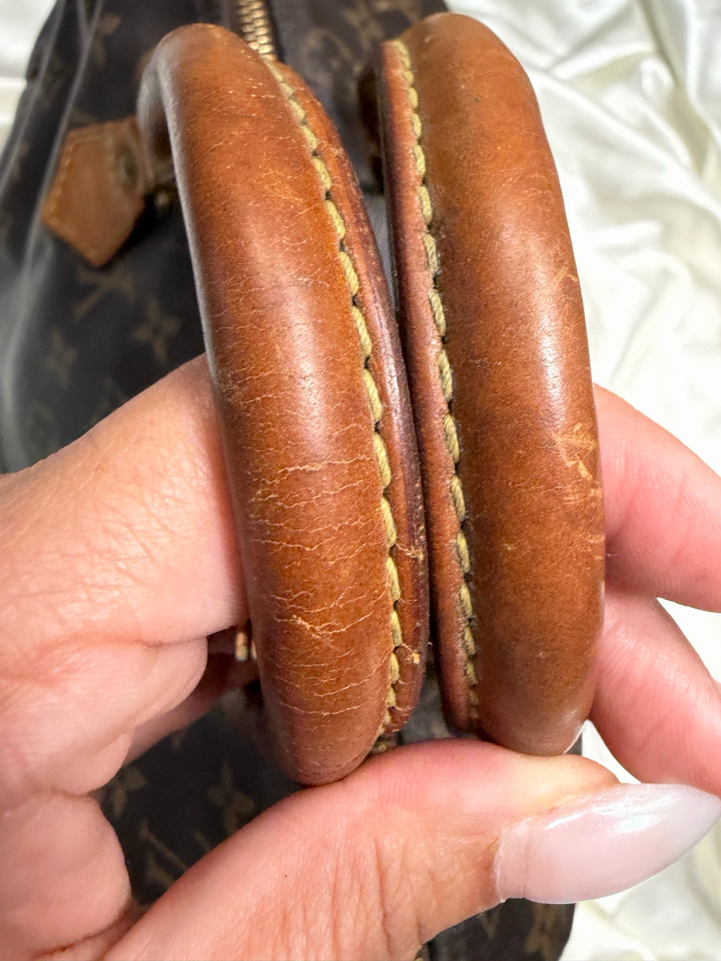 Louis Vuitton Monogram Speedy 30 Satchel Boston Bowler