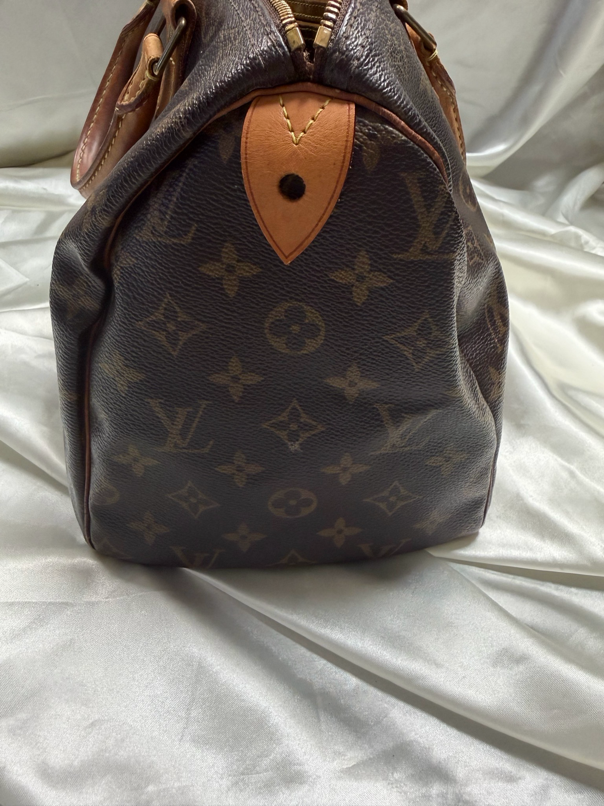 Louis Vuitton Monogram Speedy 30 Satchel Boston Bowler