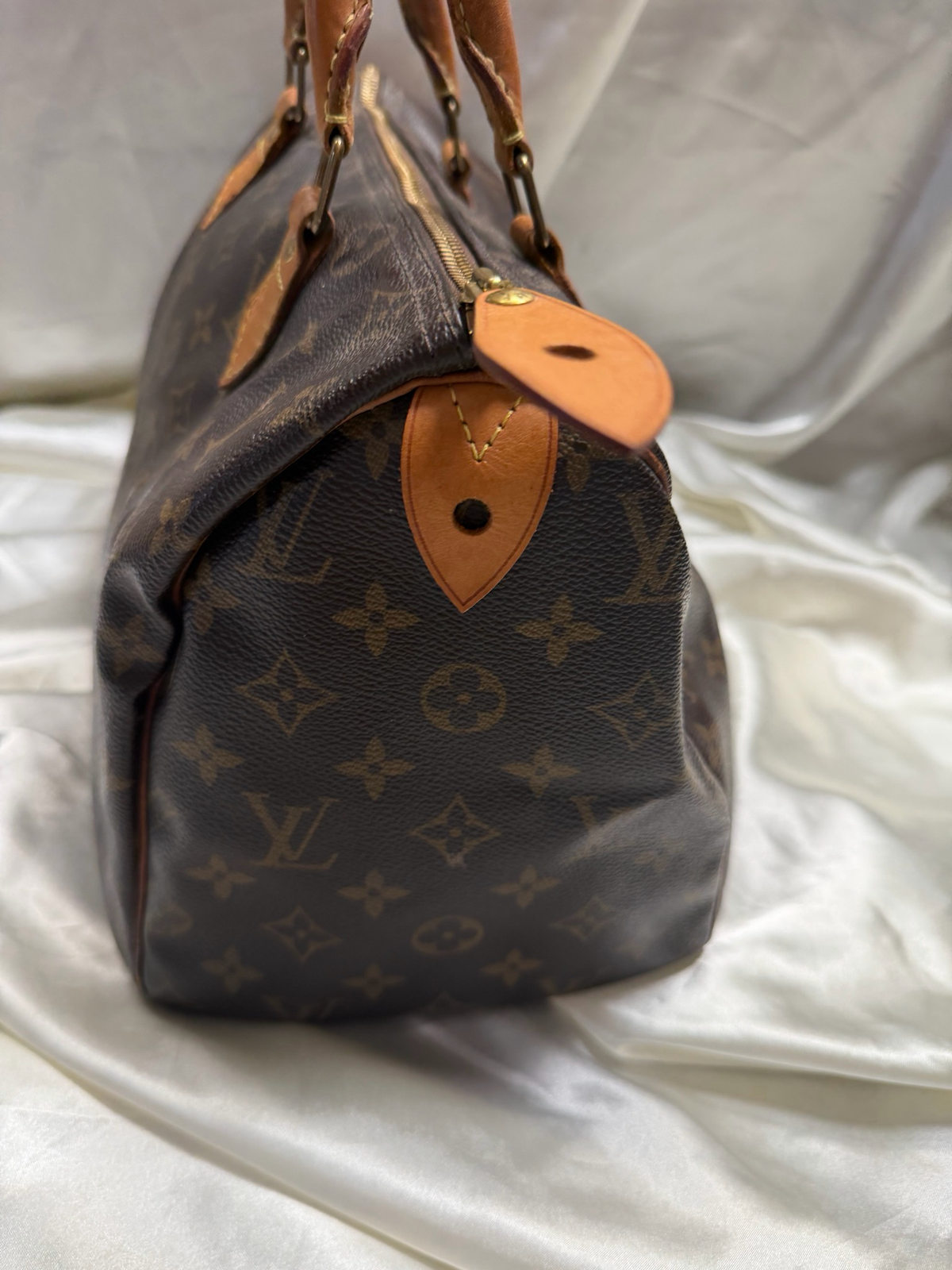 Louis Vuitton Monogram Speedy 30 Satchel Boston Bowler