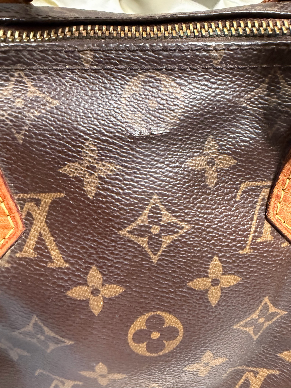 Louis Vuitton Monogram Speedy 30 Satchel Boston Bowler