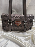 Prada Nappa Gaufre Leather Tote Flap Shouldee Bag