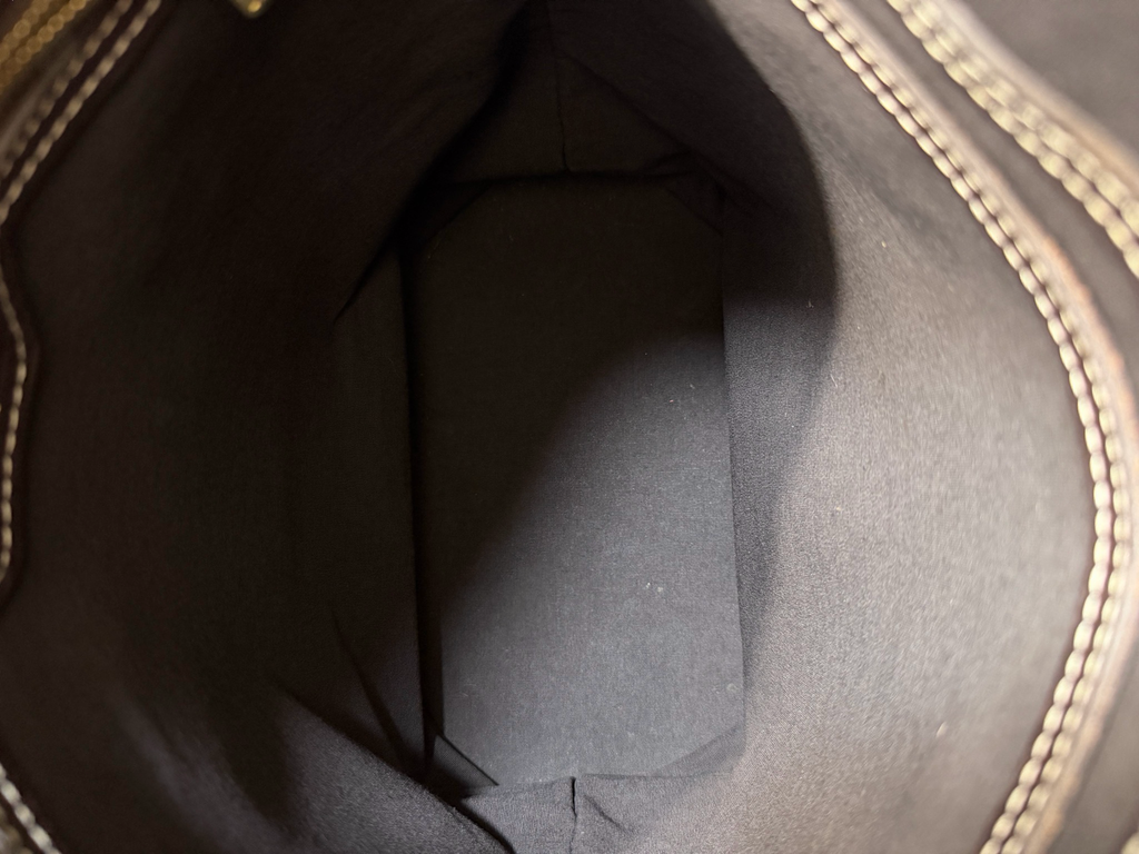Louis Vuitton Mini Lin Bucket Tote Shoulder in Brown