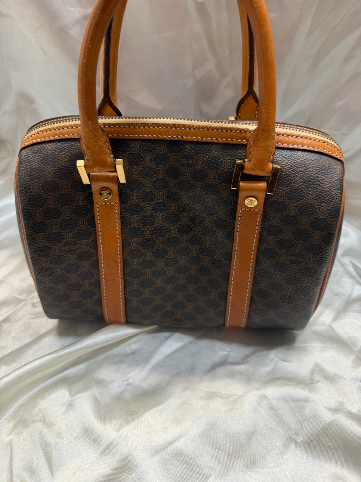 Celine Macadam Nano Boston Bowler Satchel Sling