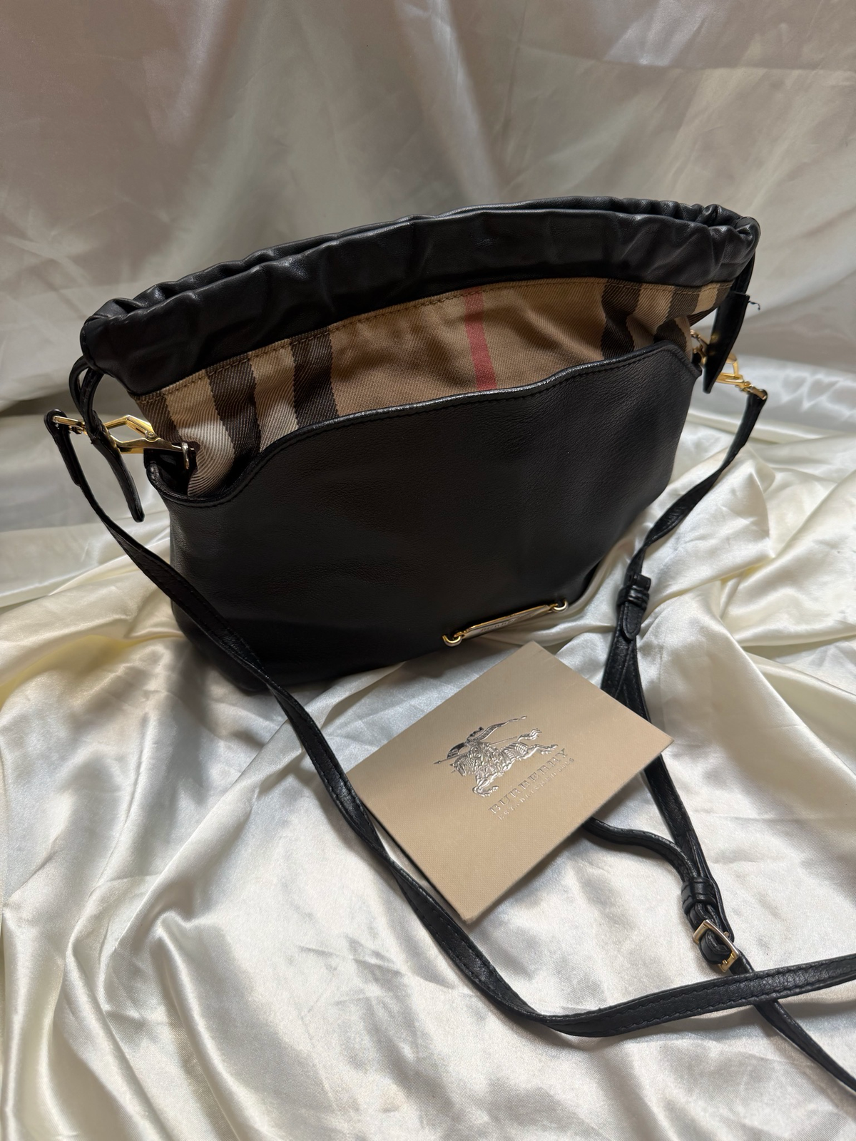 Burberry Little Crush House Check Crossbody Sling