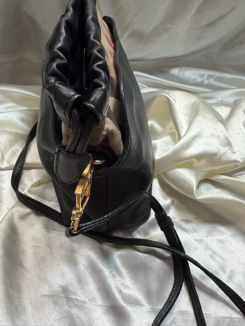 Burberry Little Crush House Check Crossbody Sling