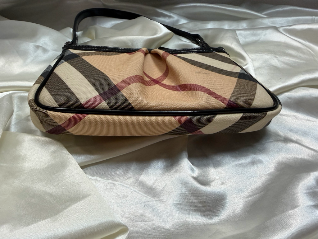 Burberry Nova Check Aston Pochette Hobo Shoulder Long Strap
