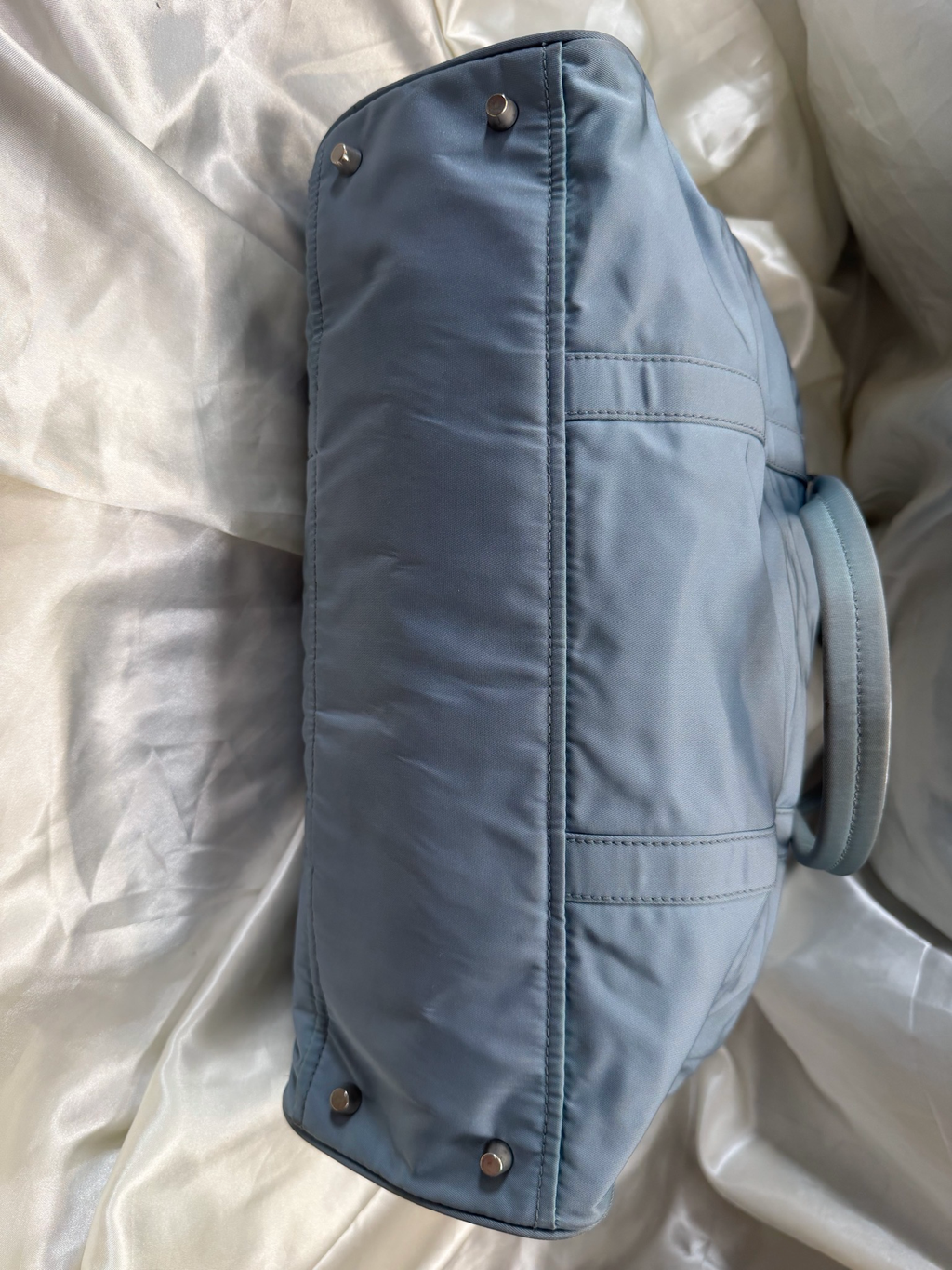 Prada Nylon Tessuto Shoulder in Blue