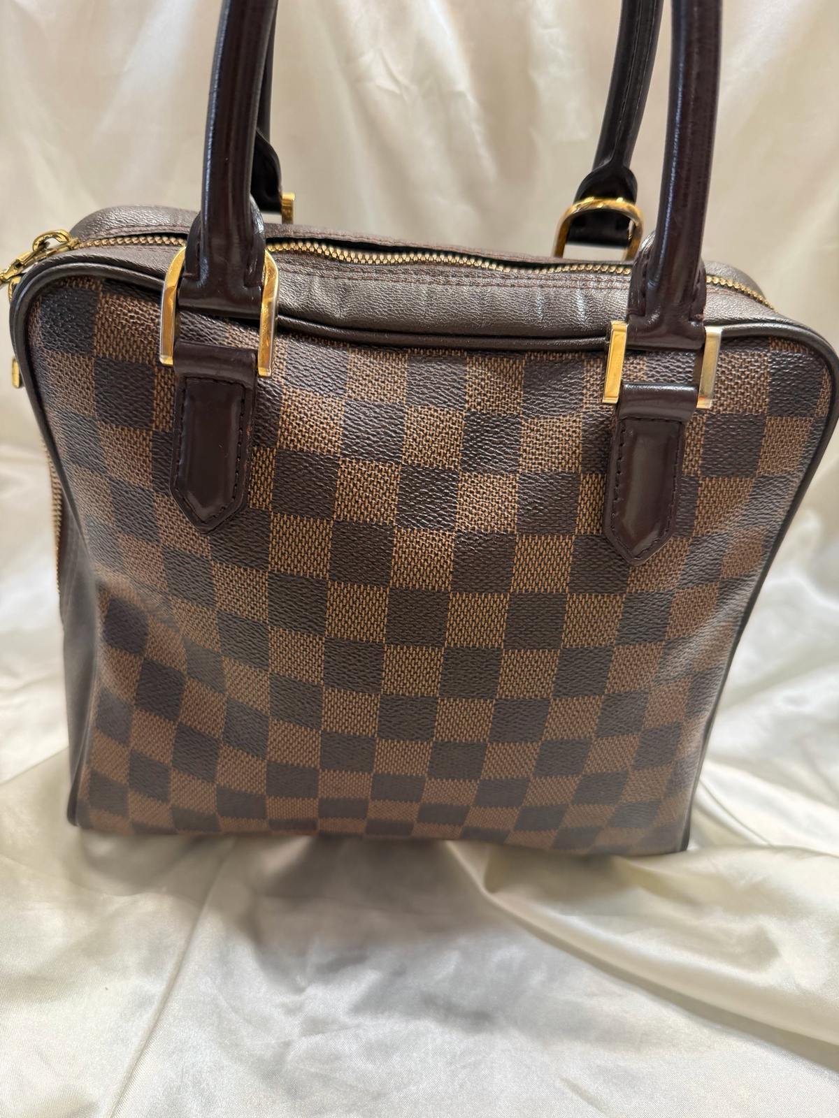 Louis Vuitton Damier Ebene Brera Satchel Top Handle
