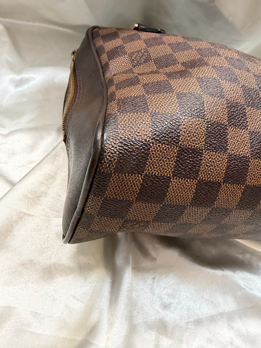 Louis Vuitton Damier Ebene Brera Satchel Top Handle
