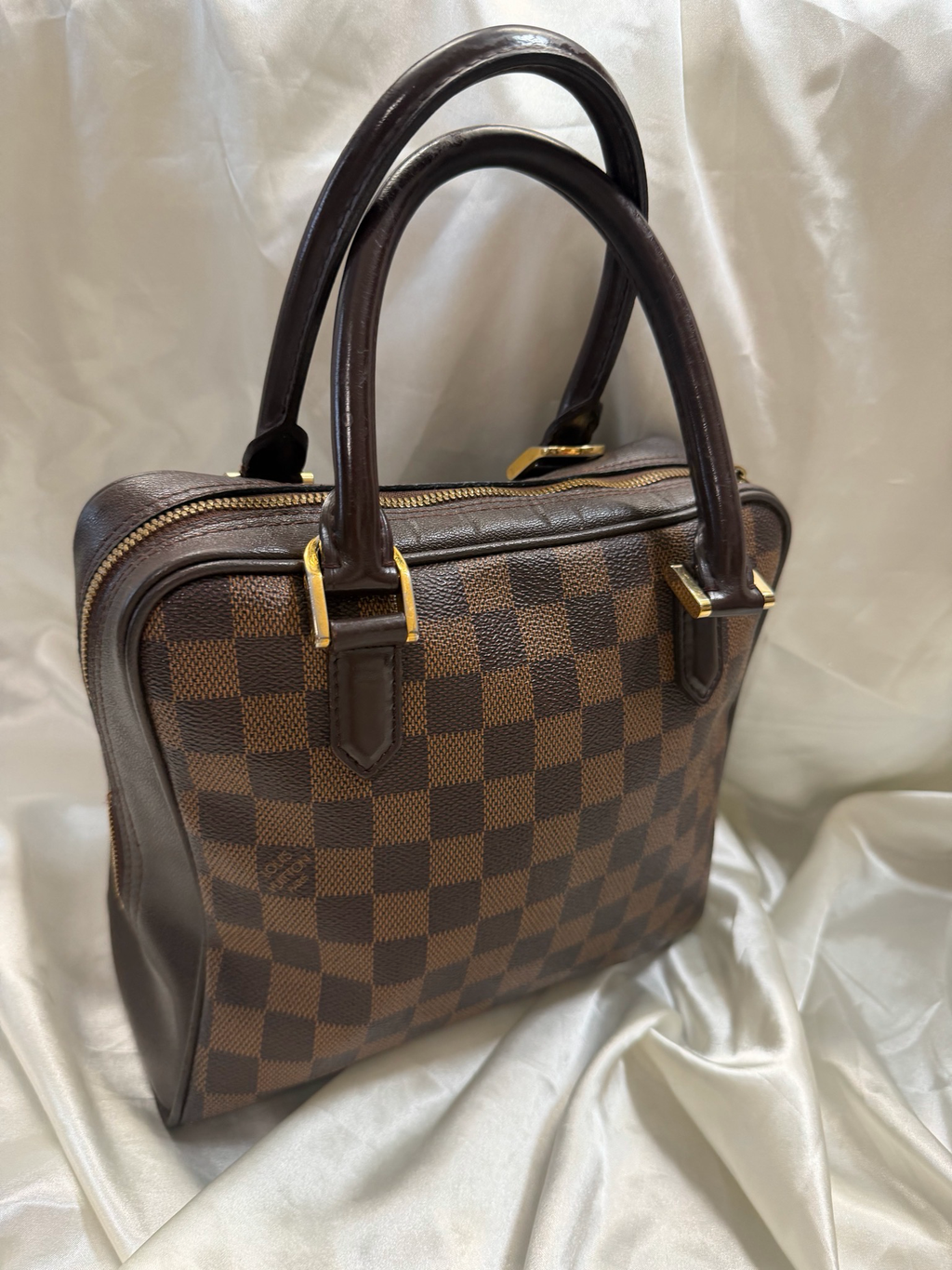 Louis Vuitton Damier Ebene Brera Satchel Top Handle