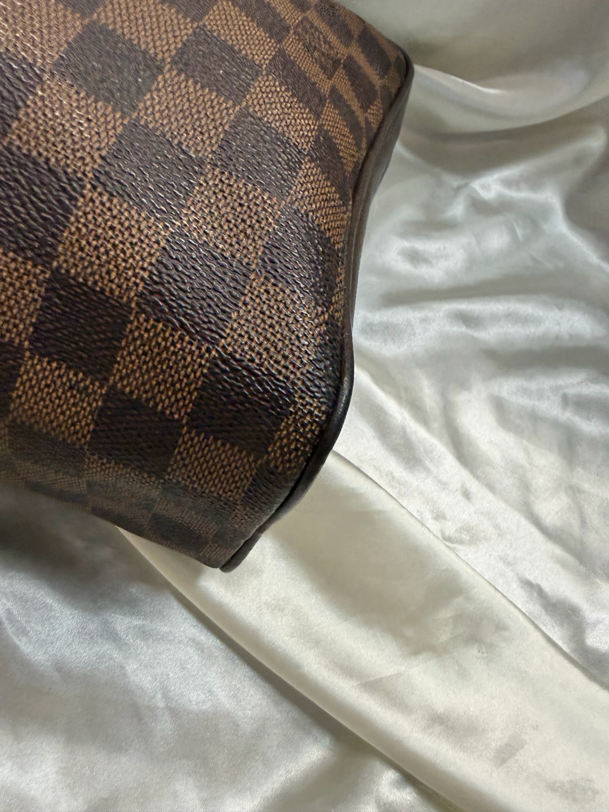 Louis Vuitton Damier Ebene Brera Satchel Top Handle