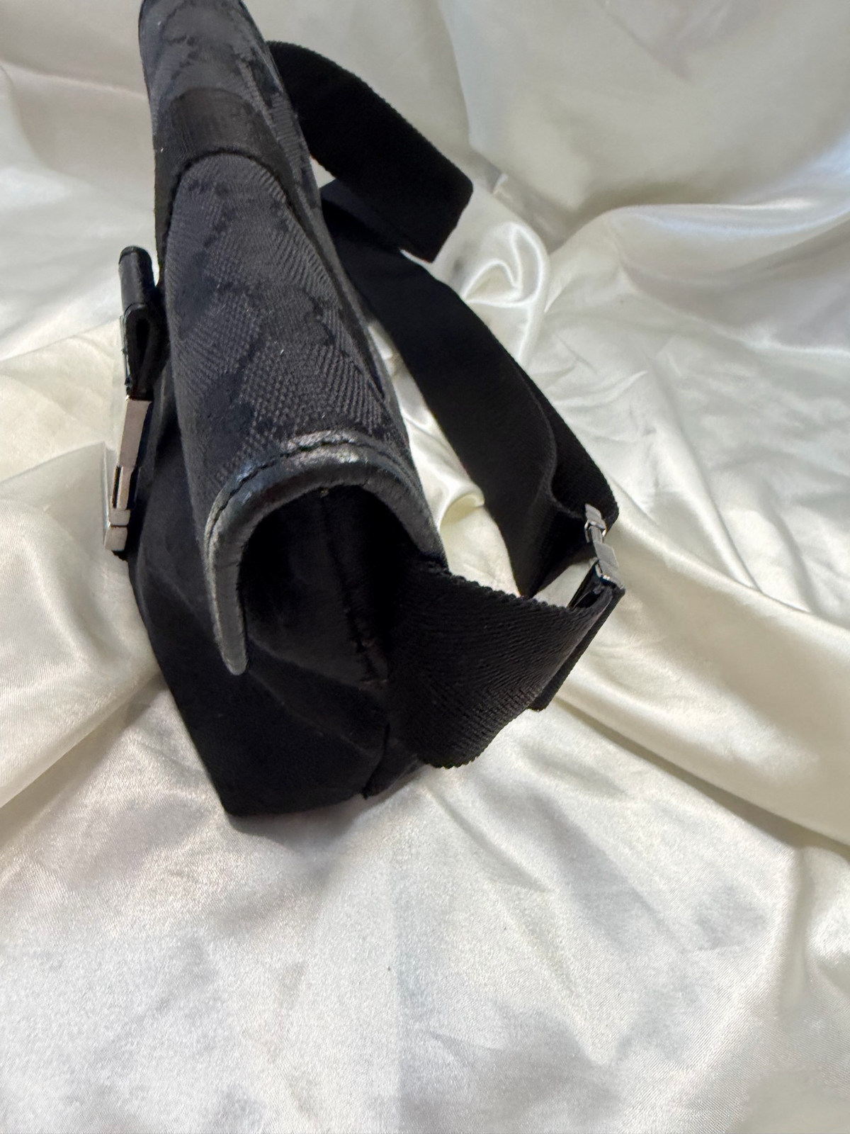Gucci Monogram Waist Belt Bag in Black