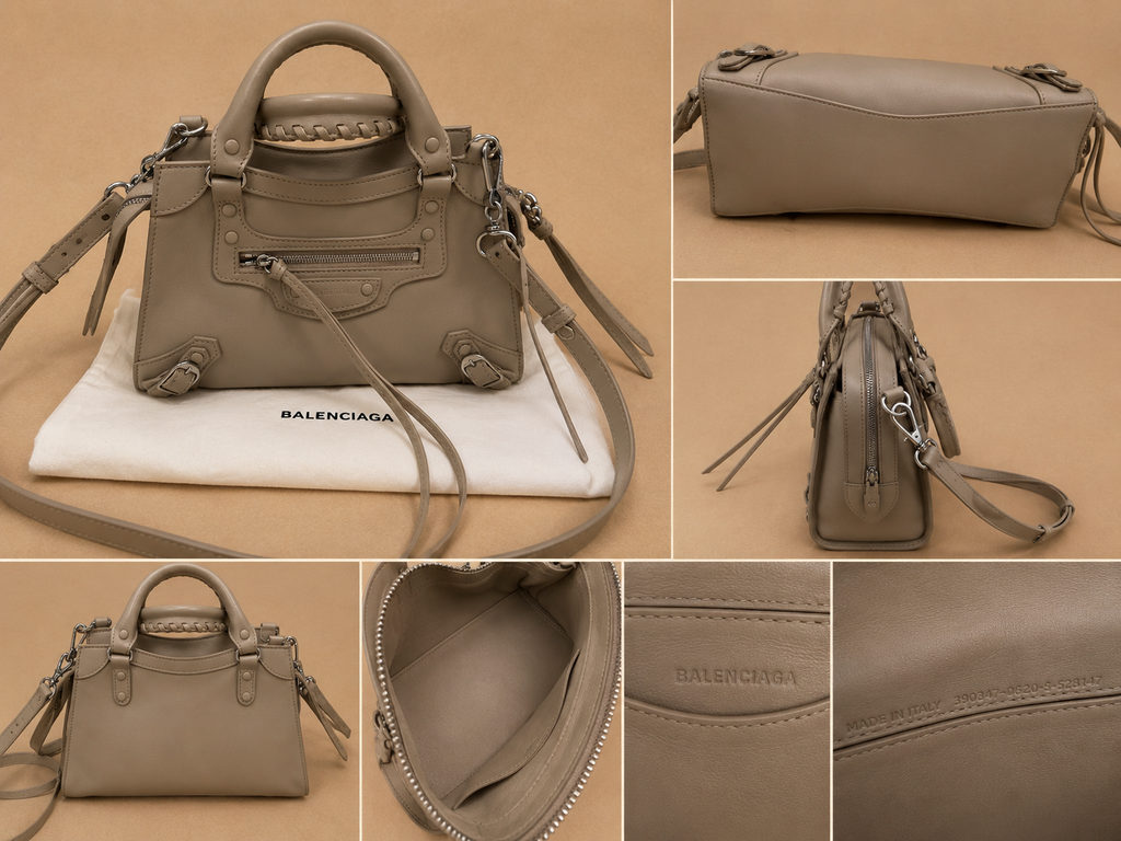 Balenciaga City Classic Studs Mini Crossbody Sling