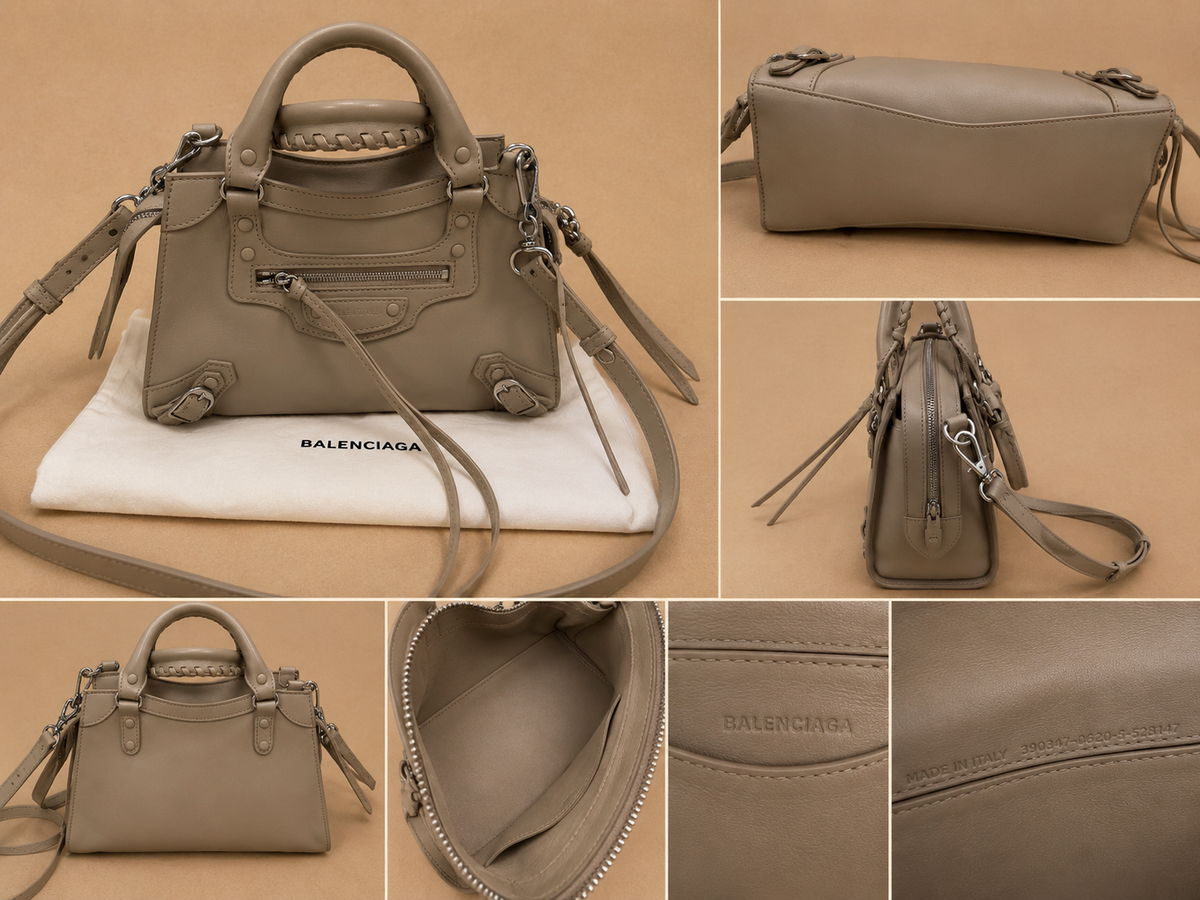 Balenciaga City Classic Studs Mini Crossbody Sling