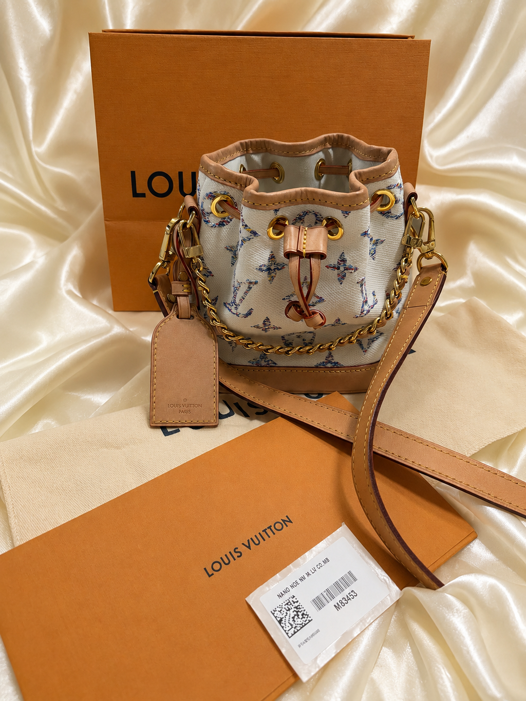 Louis Vuitton Nano Noe NM Nautical Canvas Sling Crossbody Limited