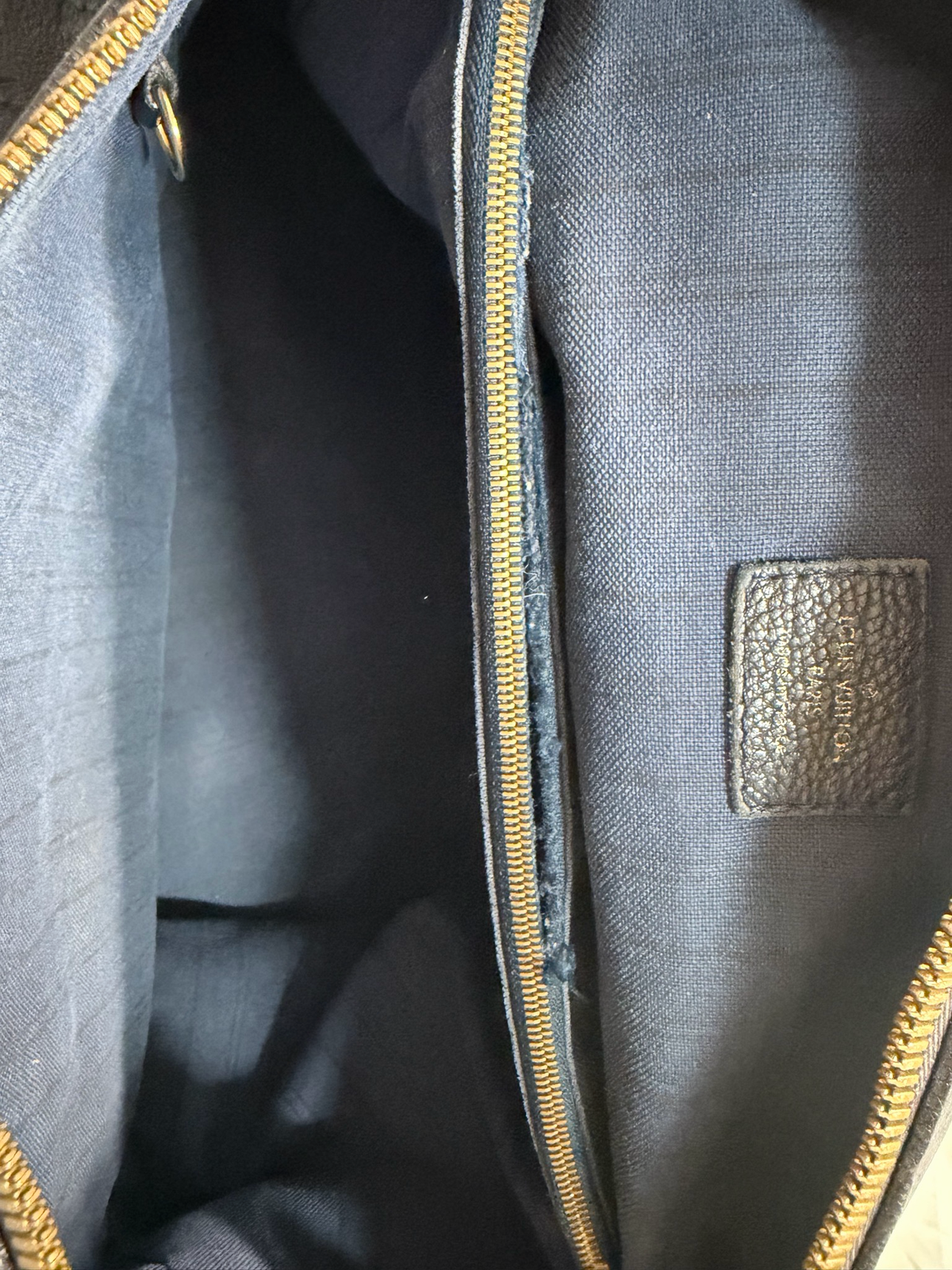 Louis Vuitton Empreinte Lumineuse Pm Tote Shoulder in Bleu Infini